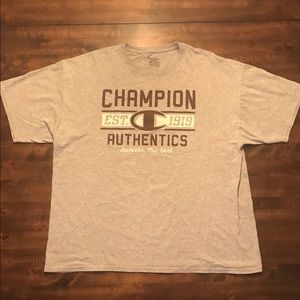 Men’s Grey Champion Authentics T-shirt XXL